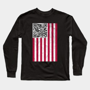 Trump Ymca Troll Dance QR T-shirt, Flag of the United States Long Sleeve T-Shirt